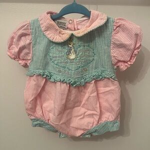 Vintage Peter Rabbit Baby Romper